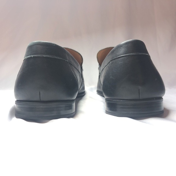 Magnanni Lino Black Leather Dress Loafers Buckle Strap Men\'s 10 main image 6